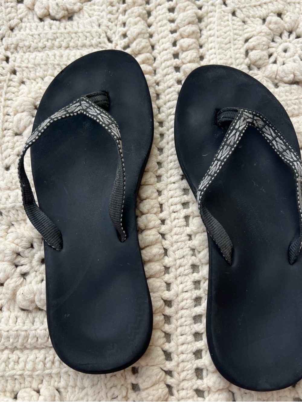 Black Women's REEF Flip Flop Sandals - Classic Casual Comfort